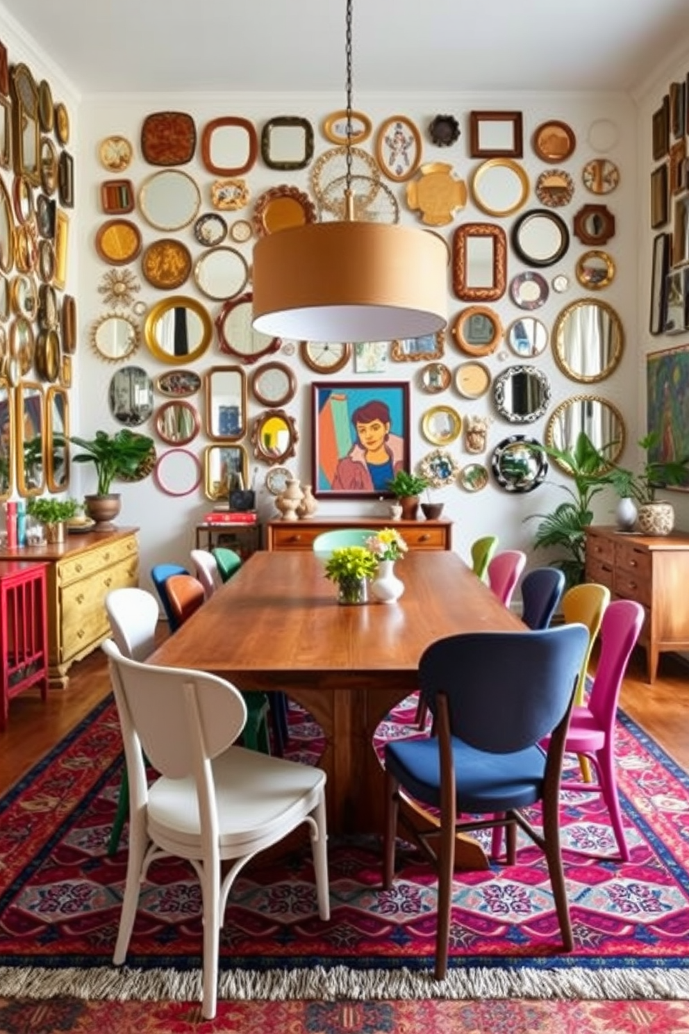 Eclectic Dining Room Design Ideas 23