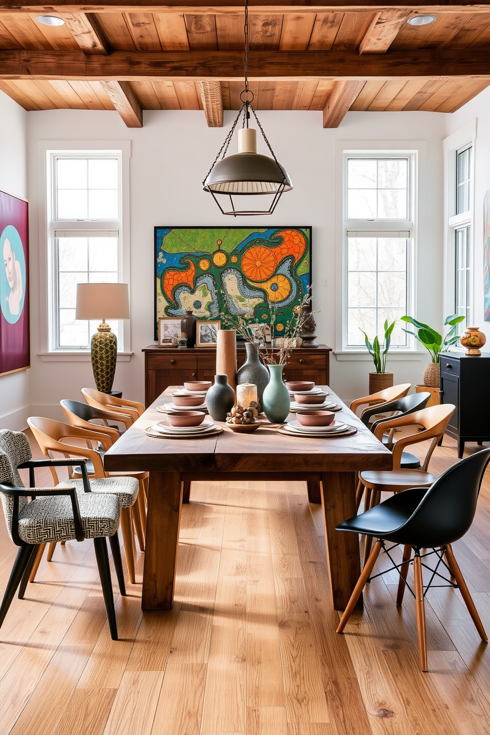 Eclectic Dining Room Design Ideas 5