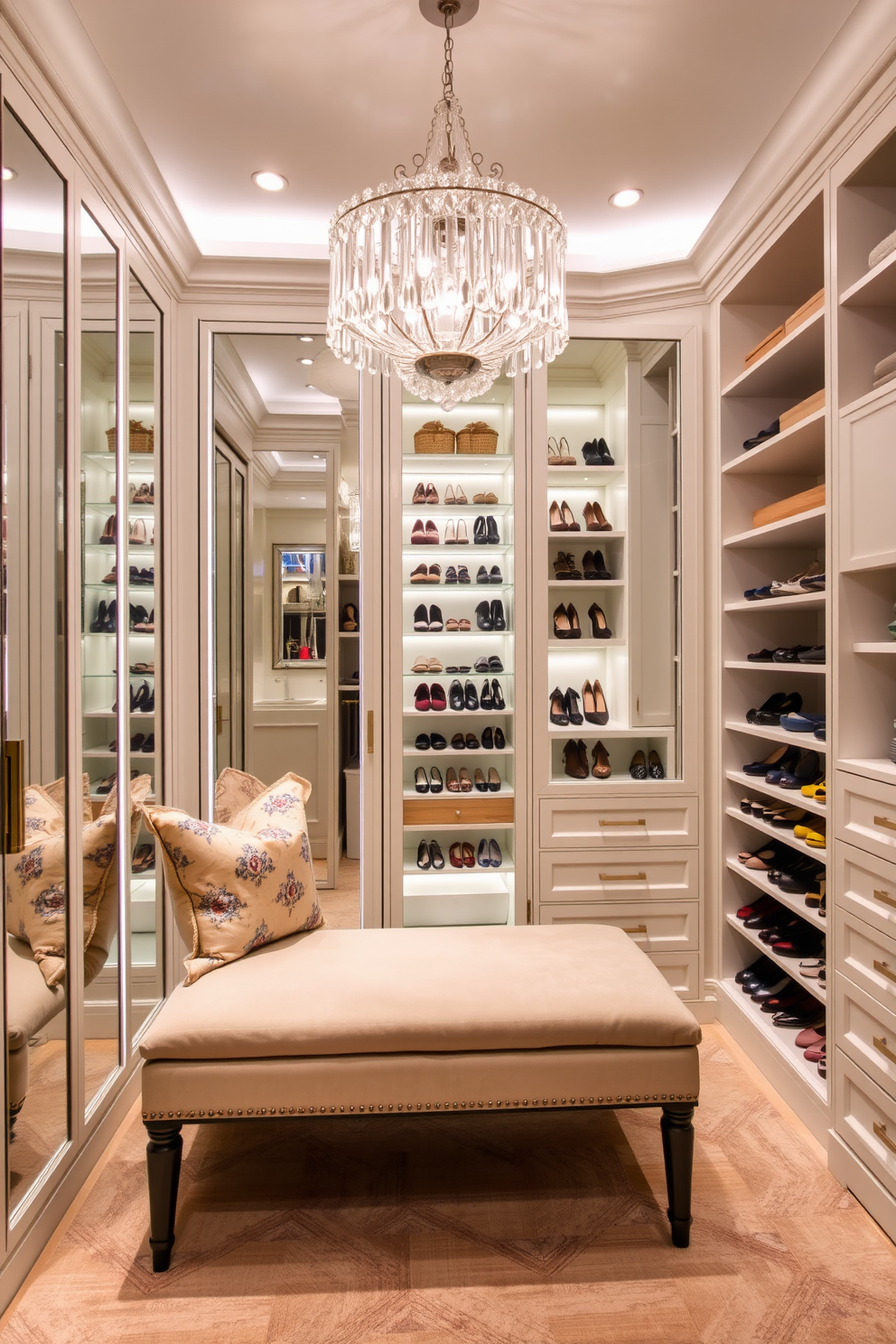 Elegant Walk In Closet Design Ideas 12