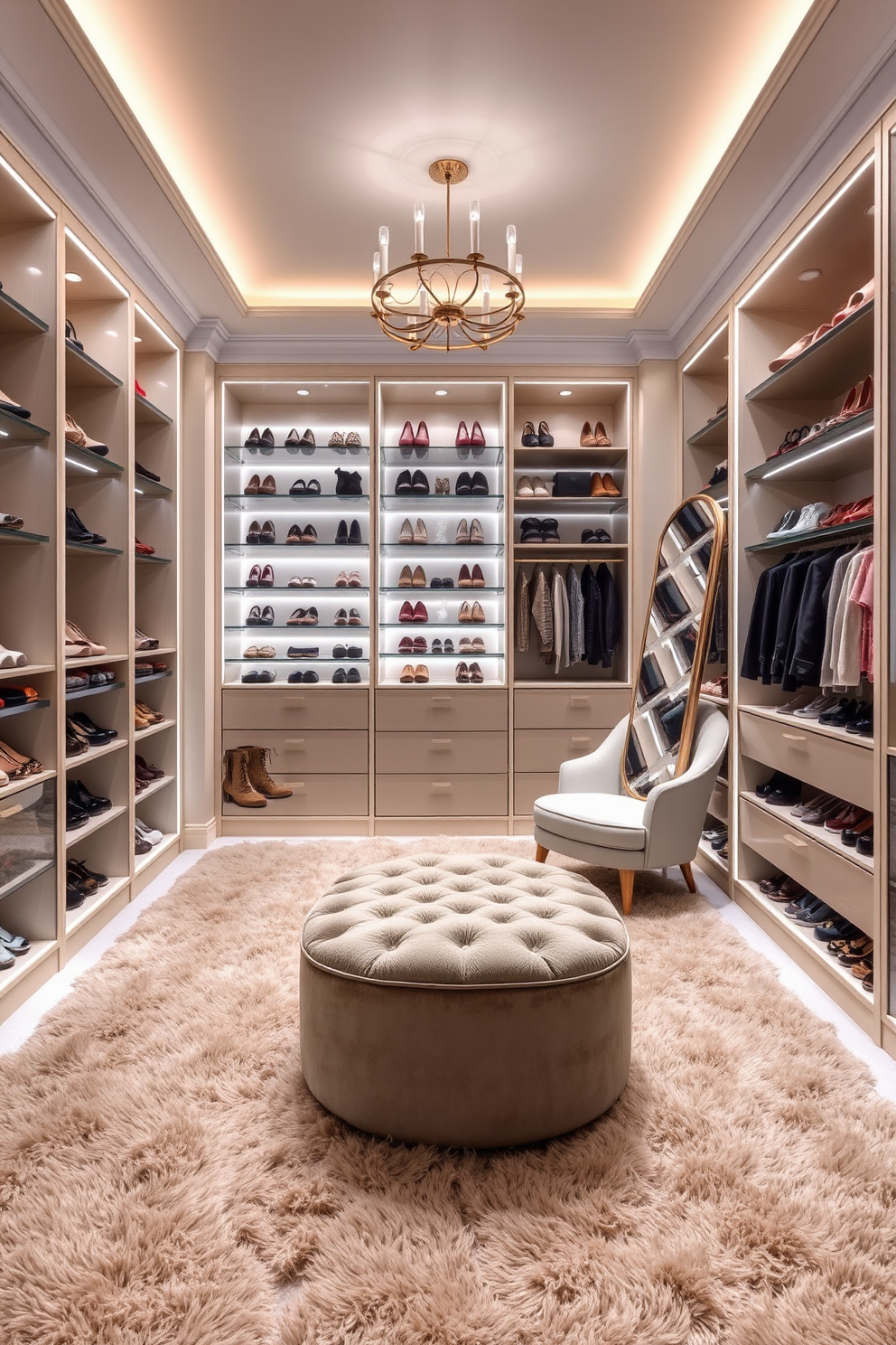 Elegant Walk In Closet Design Ideas 19