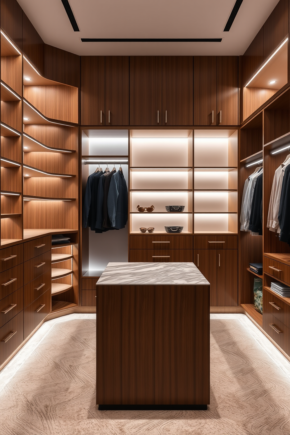 Elegant Walk In Closet Design Ideas 20