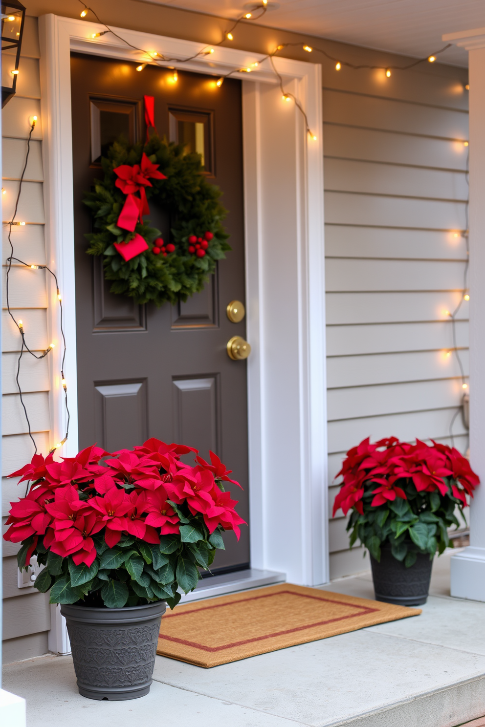 Entryway Christmas Decorating Ideas 18