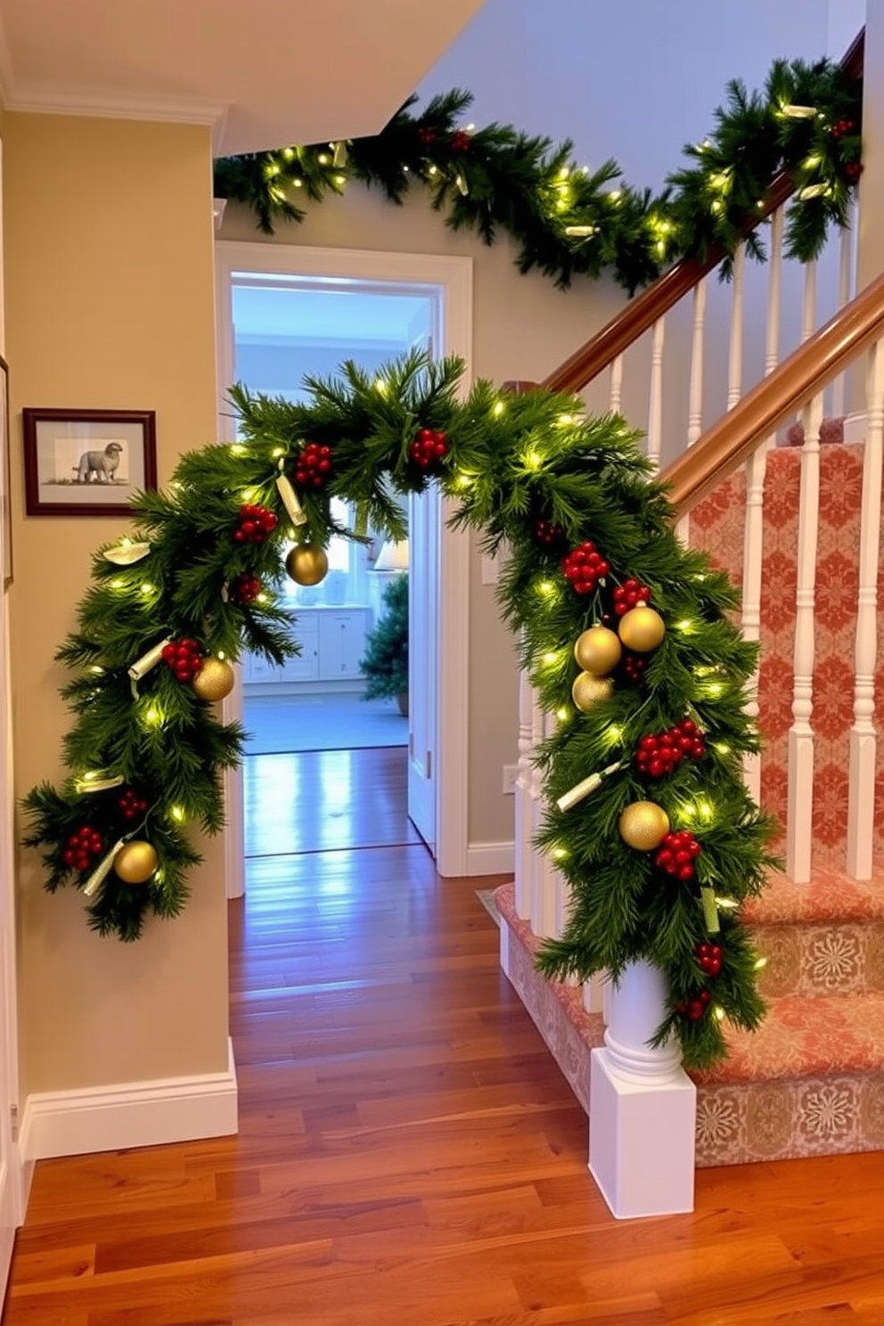 Entryway Christmas Decorating Ideas 20