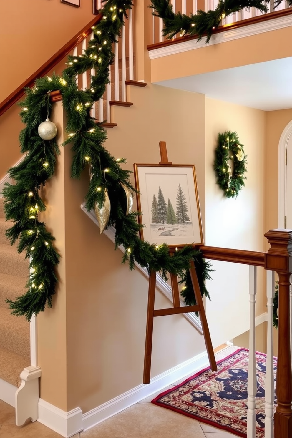 Entryway Christmas Decorating Ideas 8