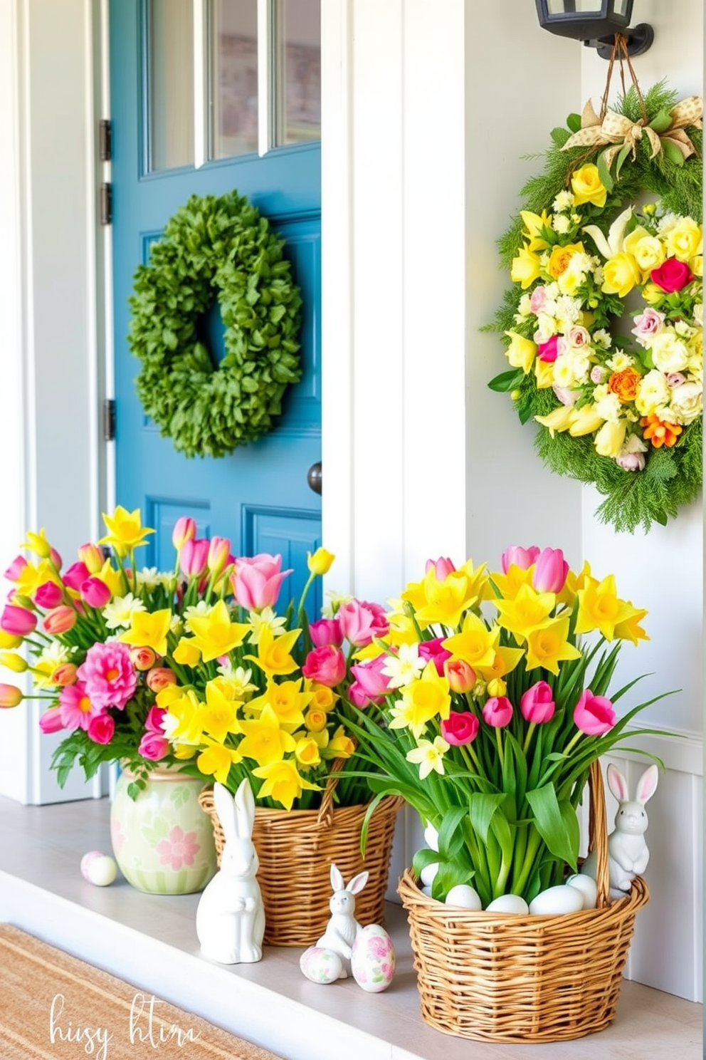 Entryway Easter Decorating Ideas 1