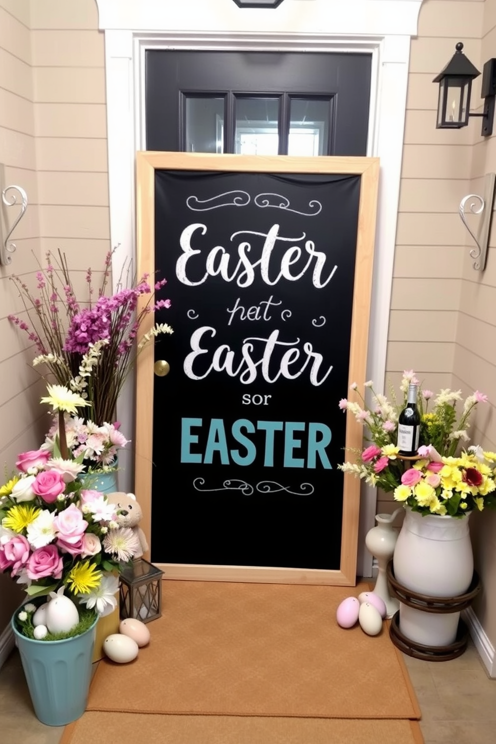 Entryway Easter Decorating Ideas 10