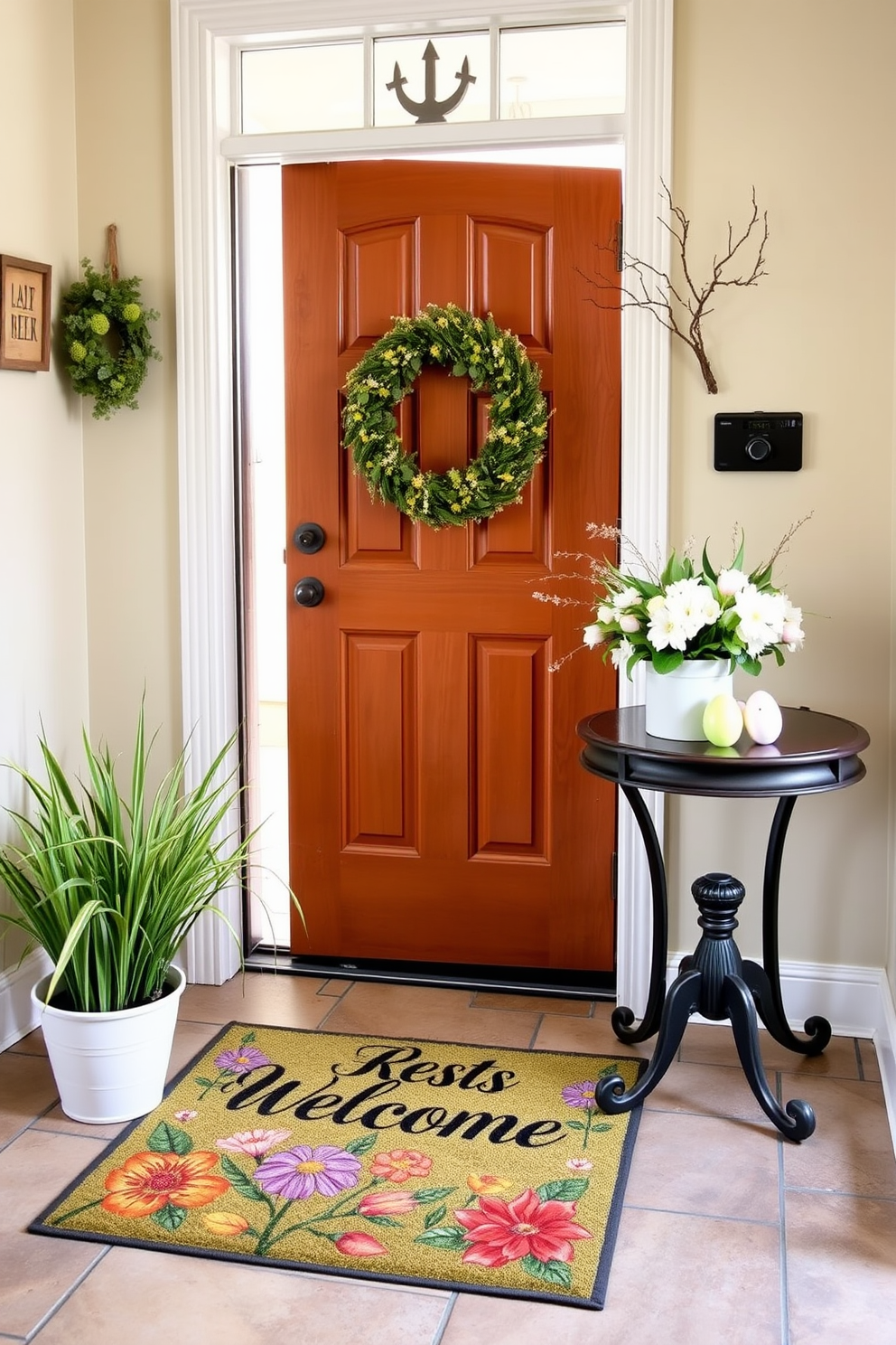 Entryway Easter Decorating Ideas 16