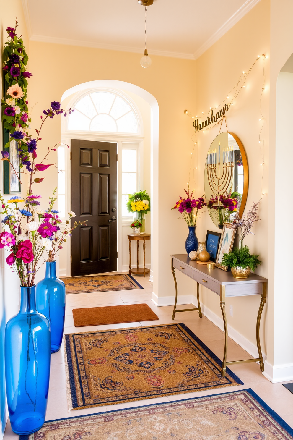 Entryway Hanukkah Decorating Ideas 10