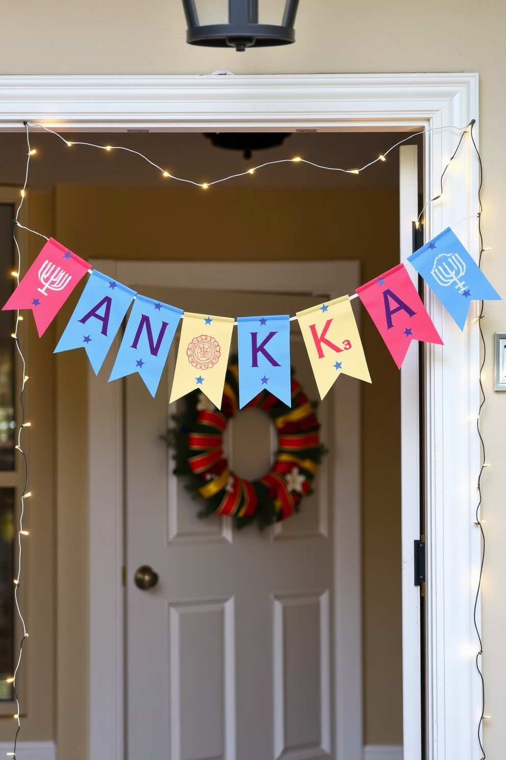 Entryway Hanukkah Decorating Ideas 13