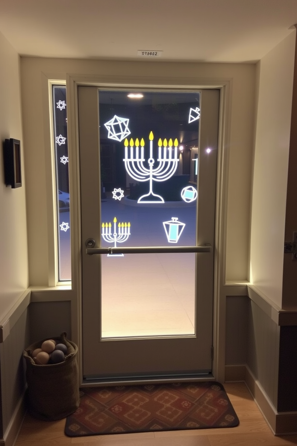 Entryway Hanukkah Decorating Ideas 17