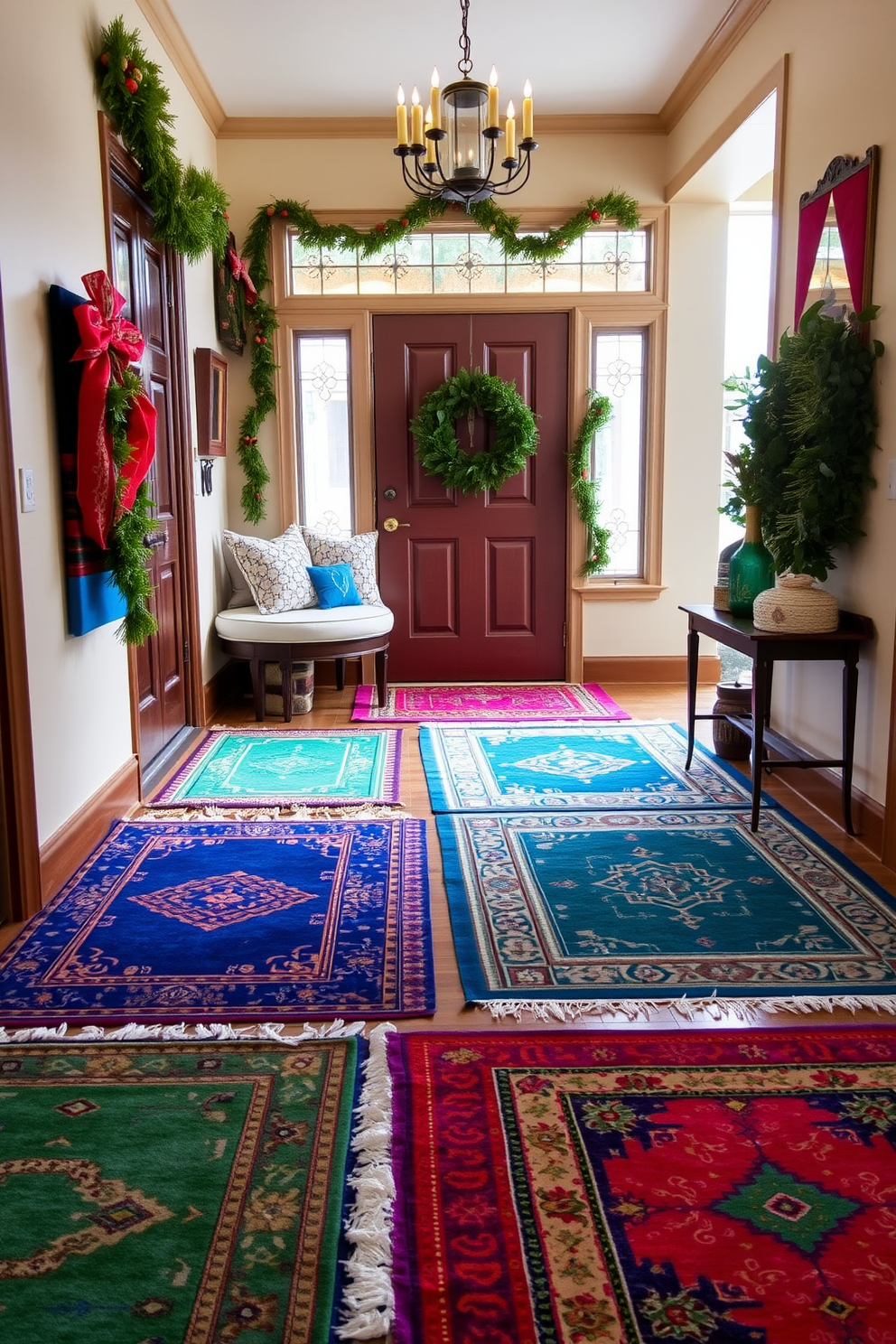 Entryway Hanukkah Decorating Ideas 18