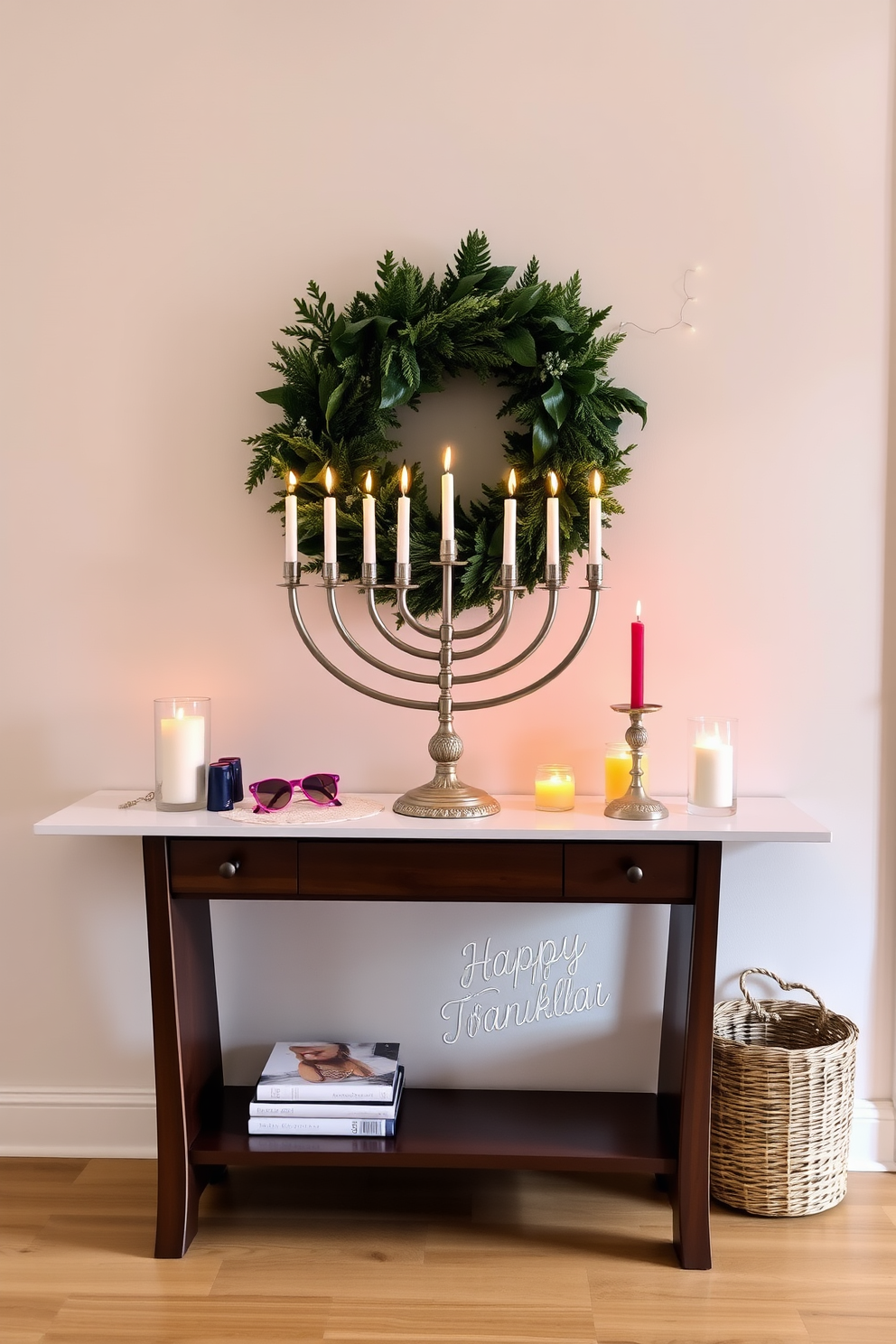 Entryway Hanukkah Decorating Ideas 3