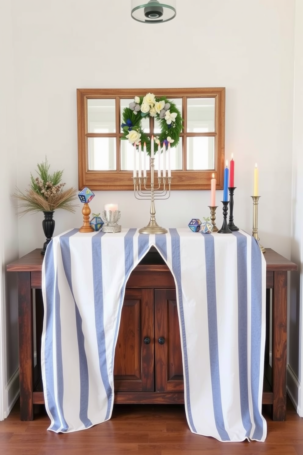 Entryway Hanukkah Decorating Ideas 30