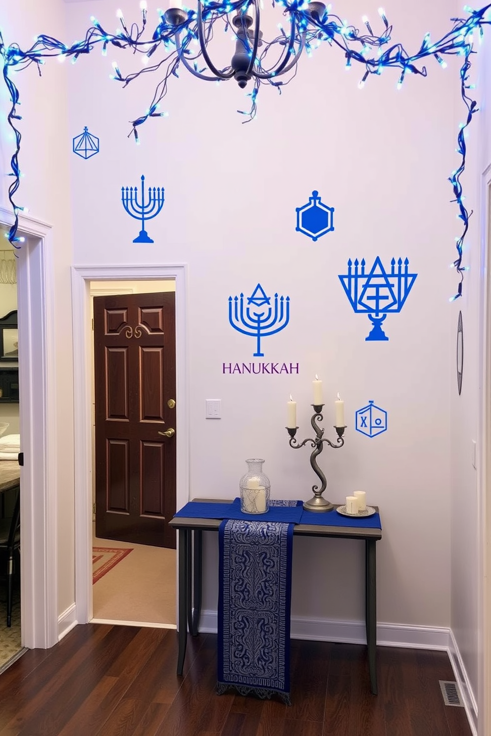 Entryway Hanukkah Decorating Ideas 9