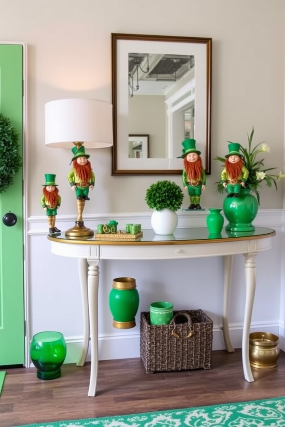 Entryway St Patricks Day Decorating Ideas 11