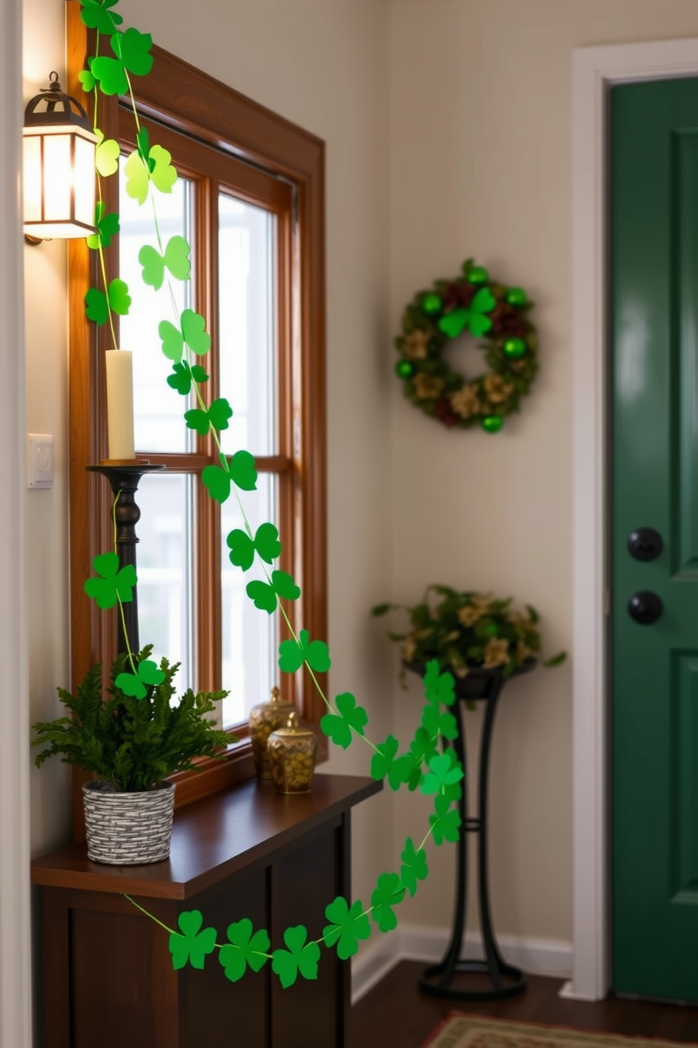 Entryway St Patricks Day Decorating Ideas 13