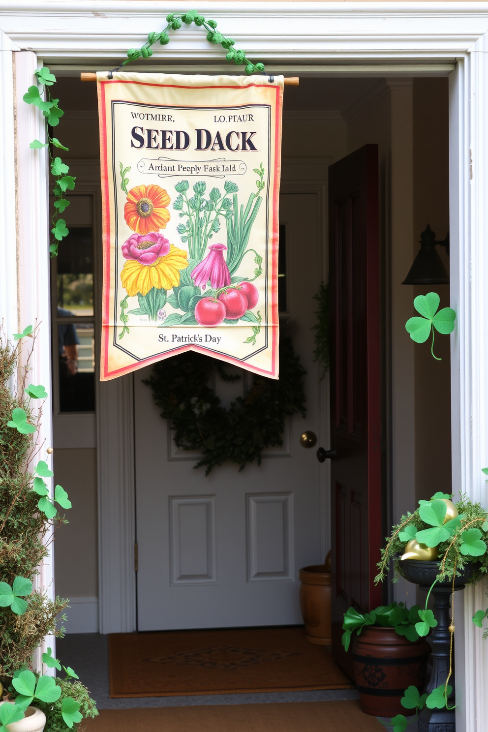 Entryway St Patricks Day Decorating Ideas 2