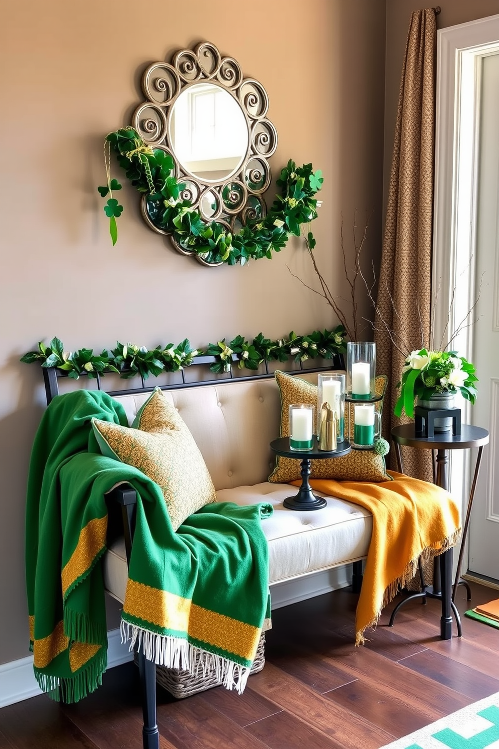 Entryway St Patricks Day Decorating Ideas 23