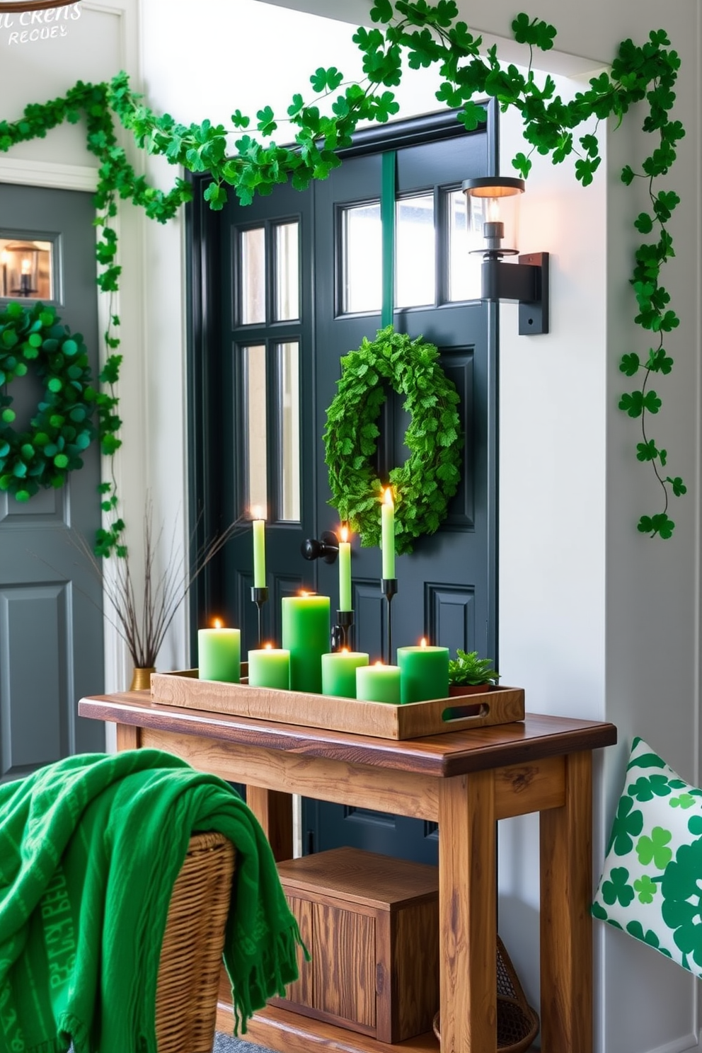 Entryway St Patricks Day Decorating Ideas 26