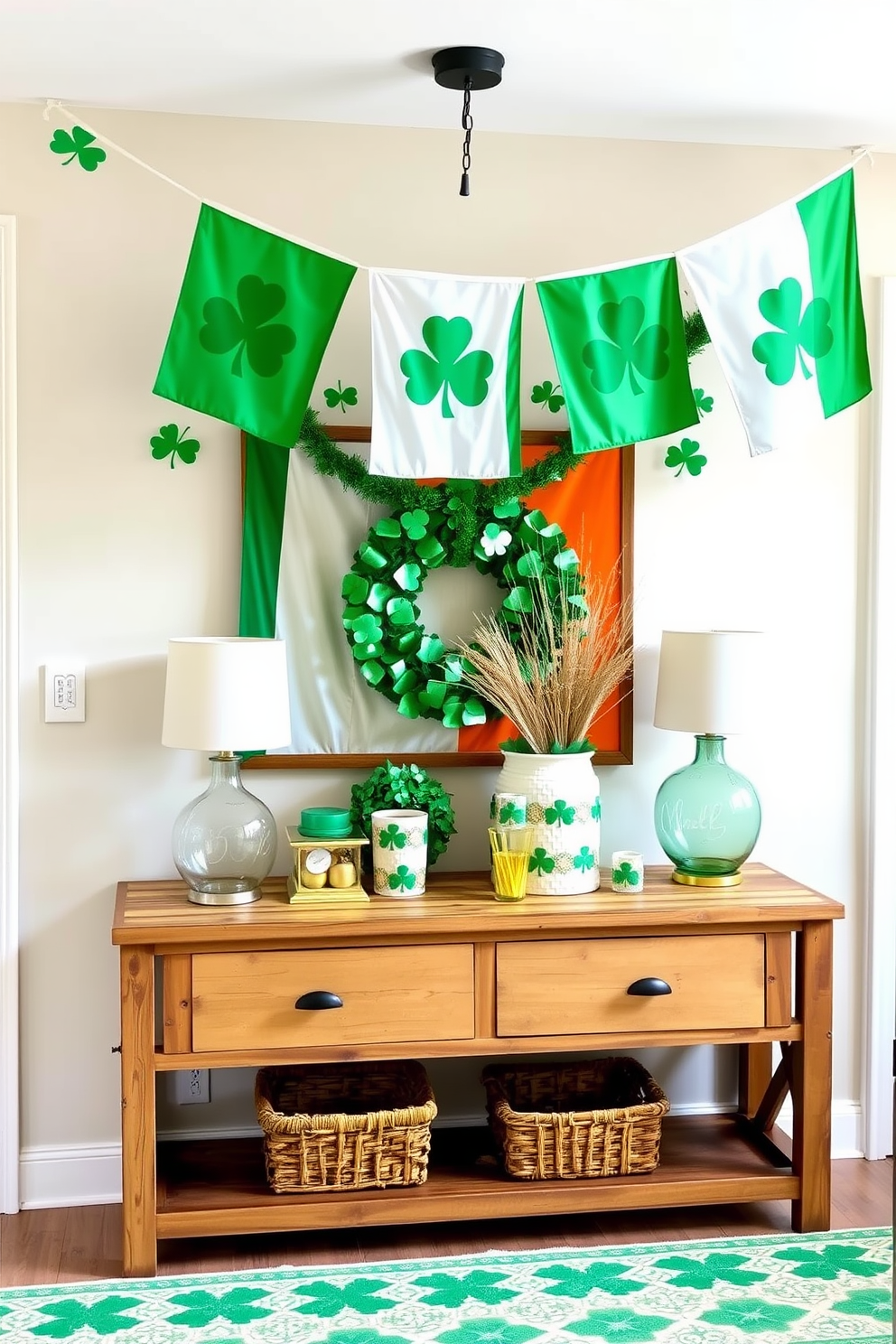 Entryway St Patricks Day Decorating Ideas 28