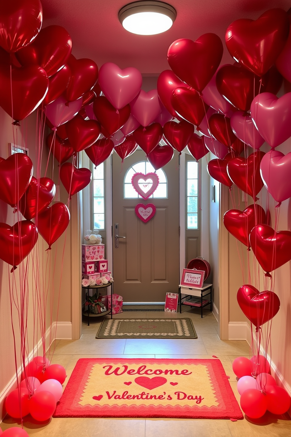 Entryway Valentines Day Decorating Ideas 12