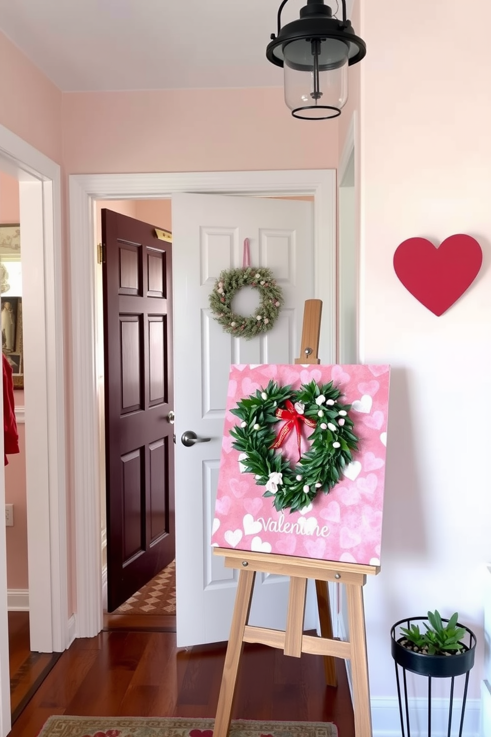 Entryway Valentines Day Decorating Ideas 15