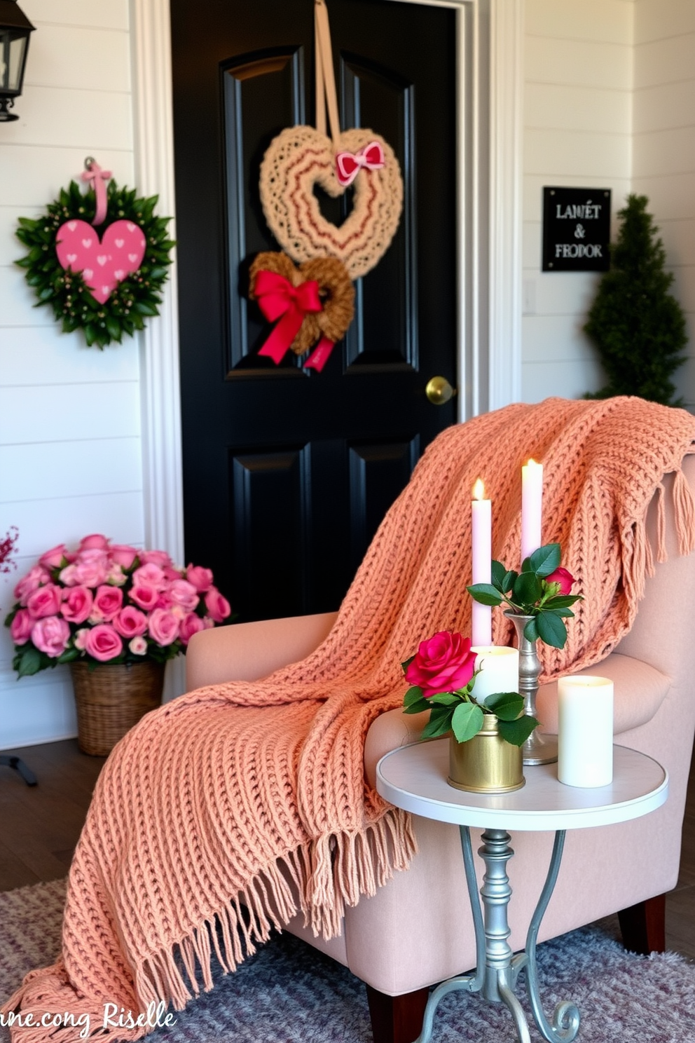 Entryway Valentines Day Decorating Ideas 17