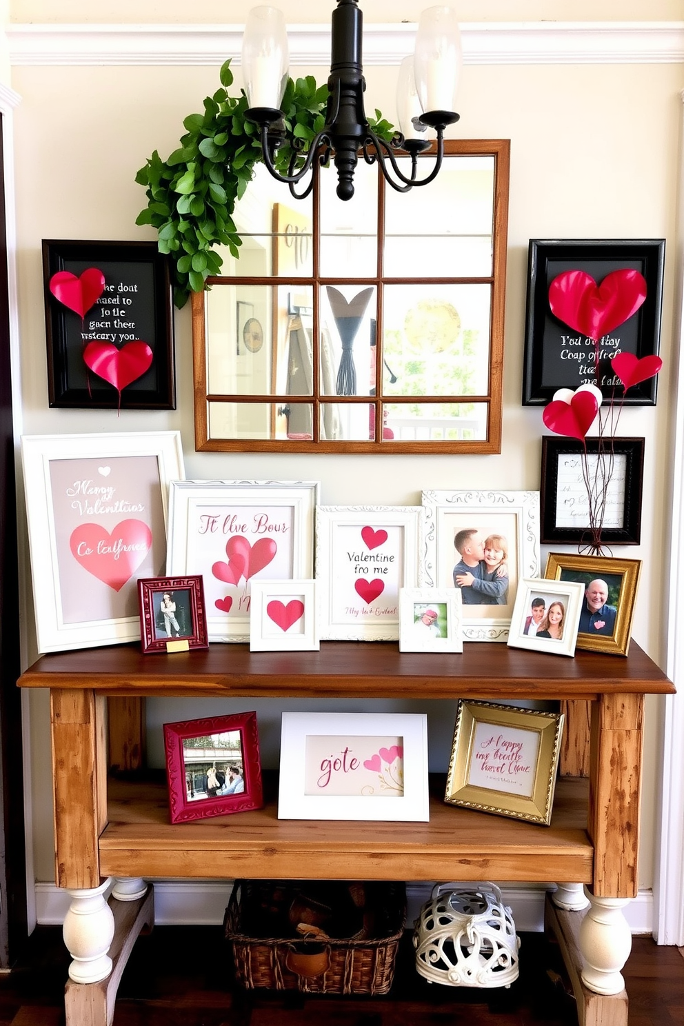 Entryway Valentines Day Decorating Ideas 20