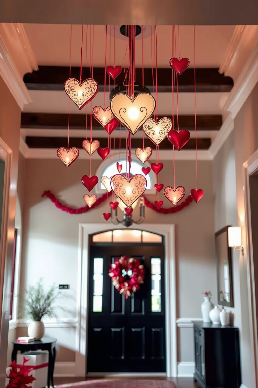 Entryway Valentines Day Decorating Ideas 22