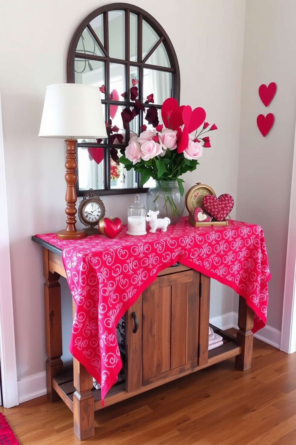 Entryway Valentines Day Decorating Ideas 24