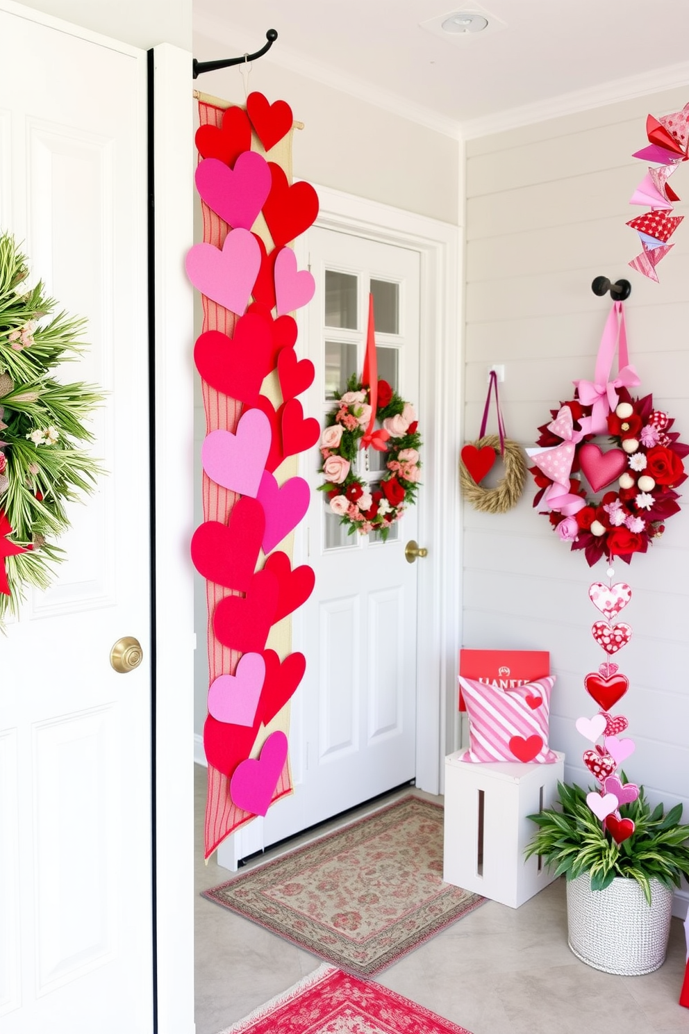 Entryway Valentines Day Decorating Ideas 25