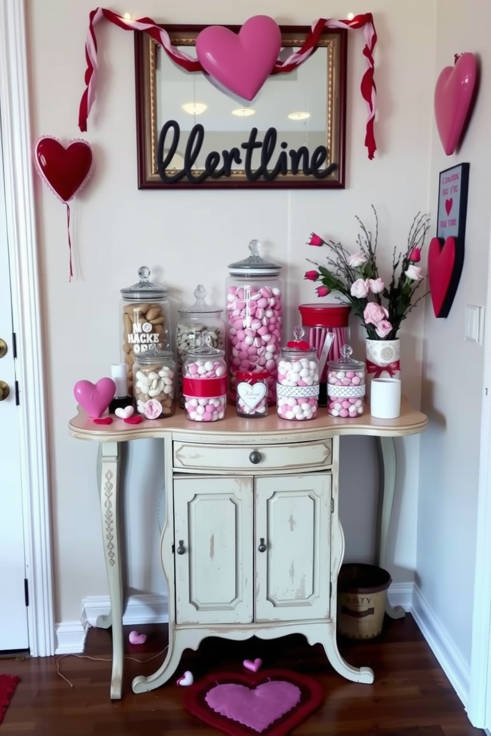 Entryway Valentines Day Decorating Ideas 27