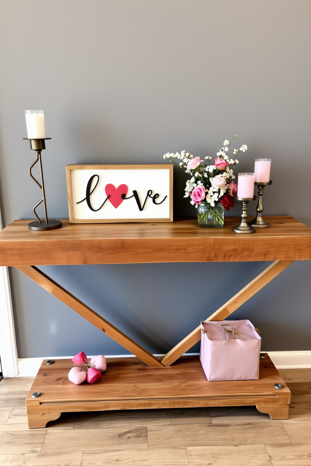 Entryway Valentines Day Decorating Ideas 5