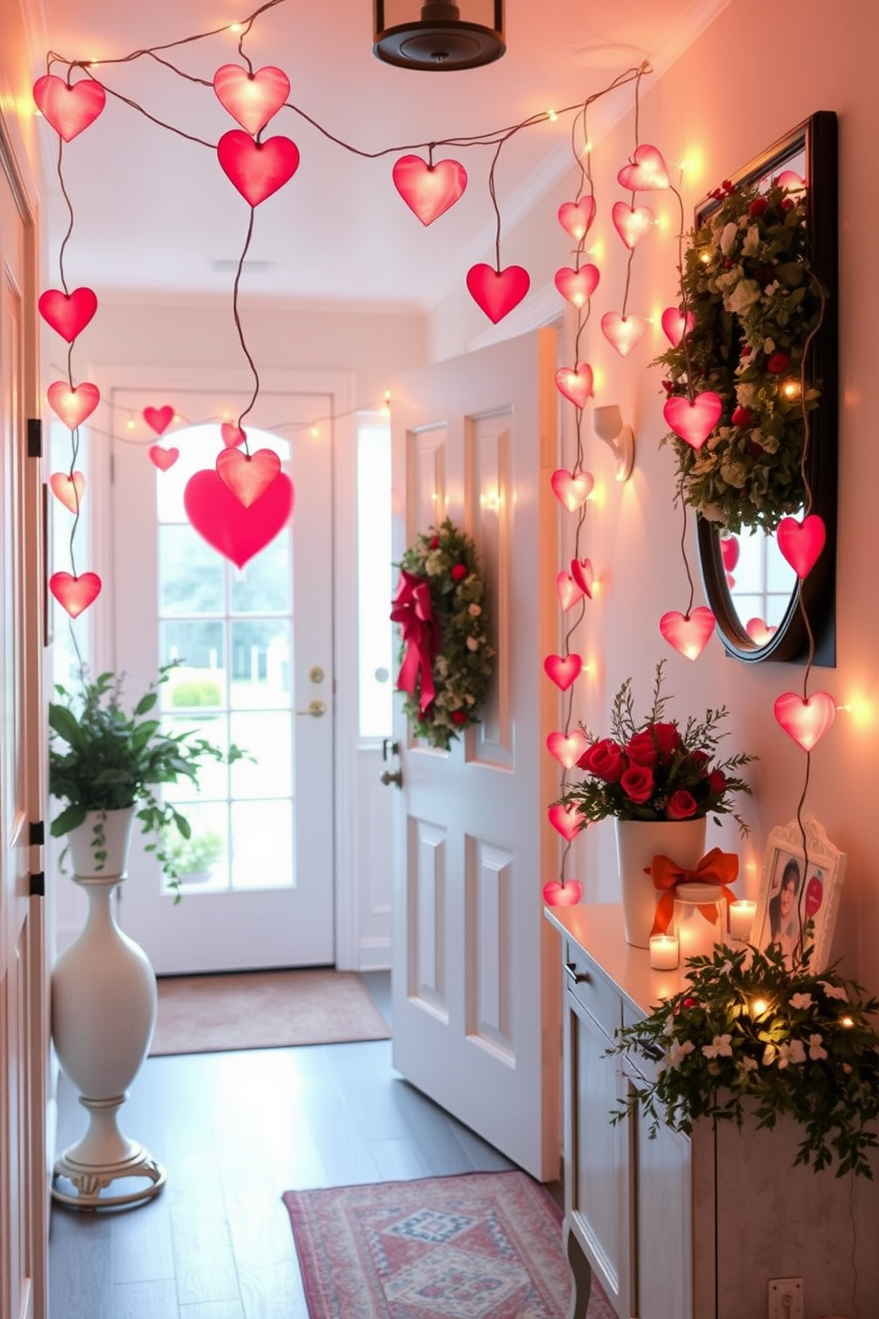 Entryway Valentines Day Decorating Ideas 9