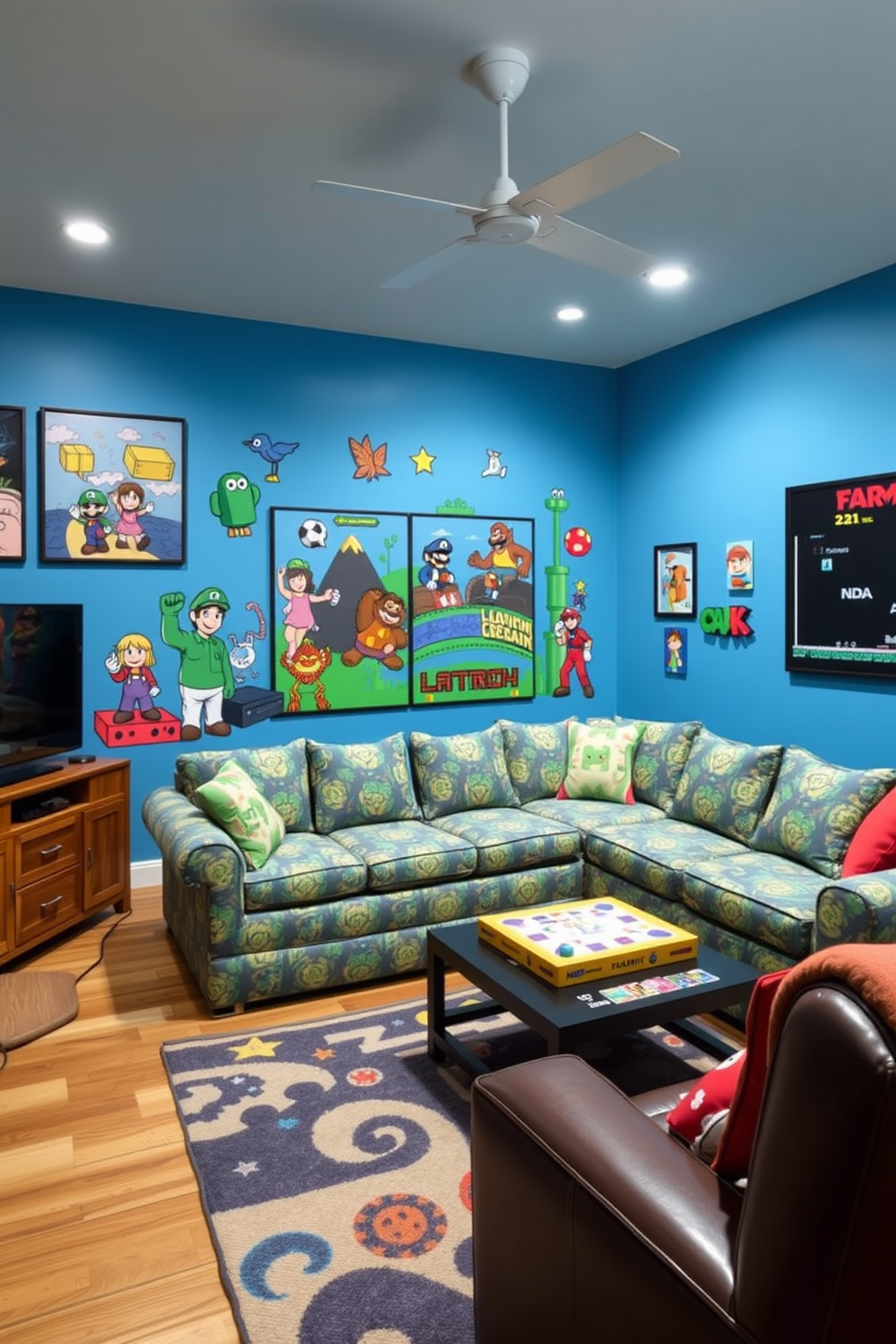 Family Game Room Design Ideas 9 2