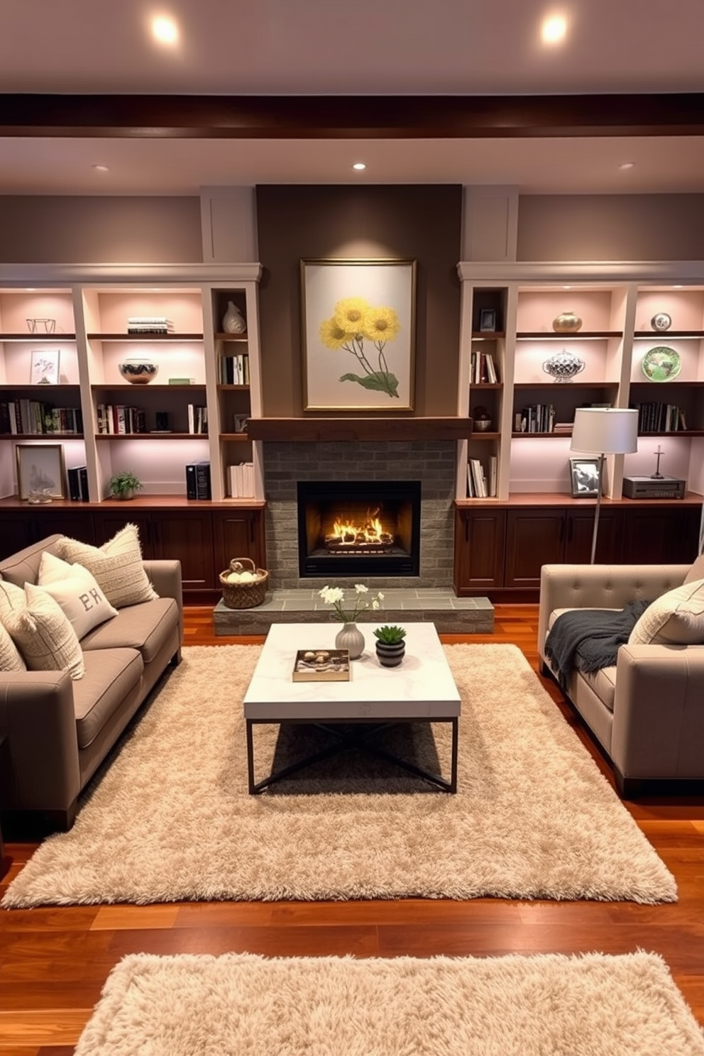 Family Room Design Ideas With Fireplace 15