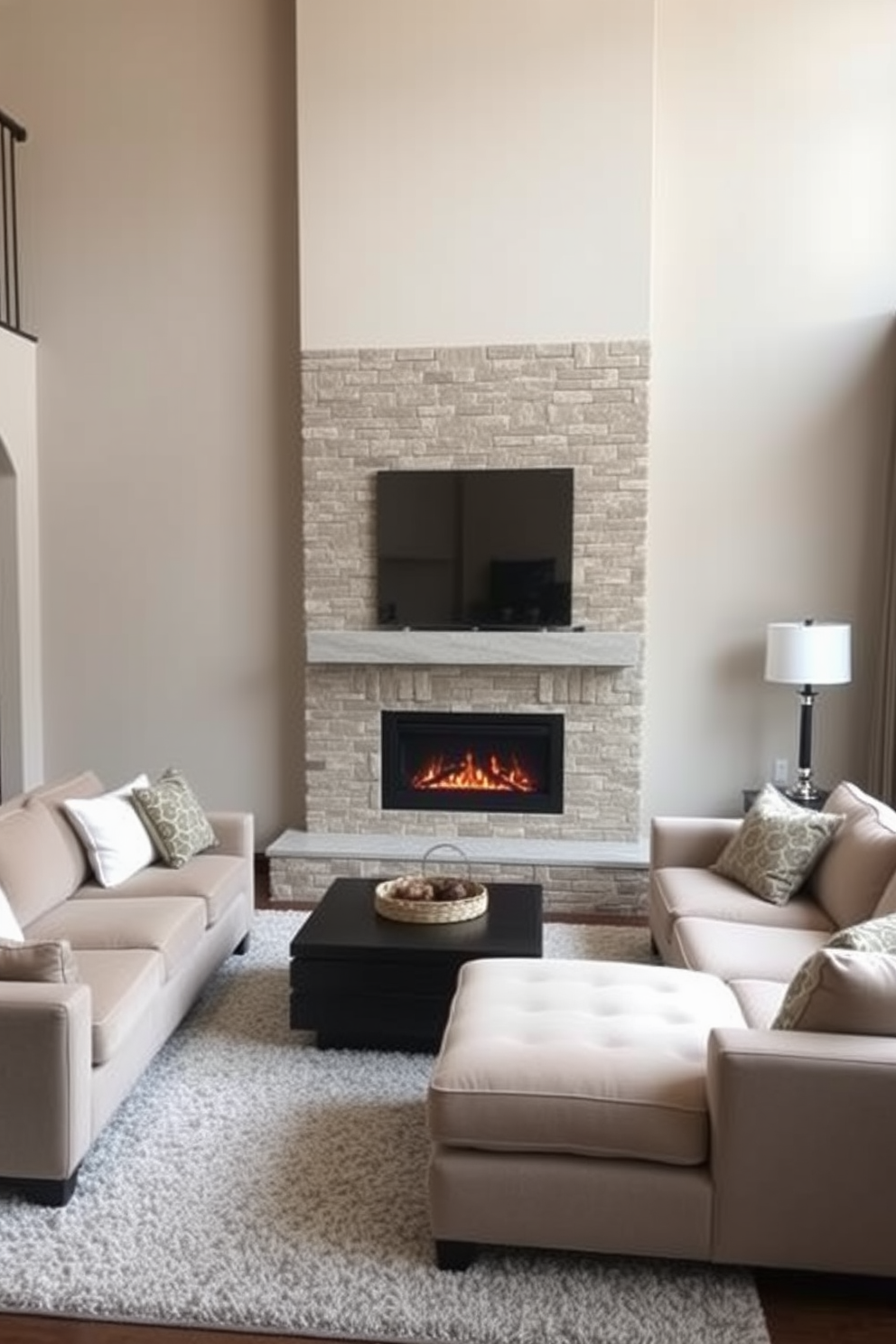 Family Room Design Ideas With Fireplace 17