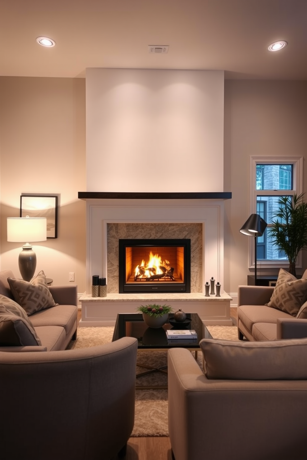 Family Room Design Ideas With Fireplace 27