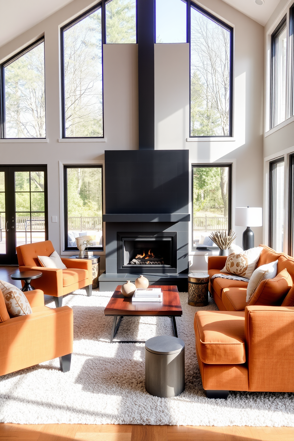 Family Room Design Ideas With Fireplace 30