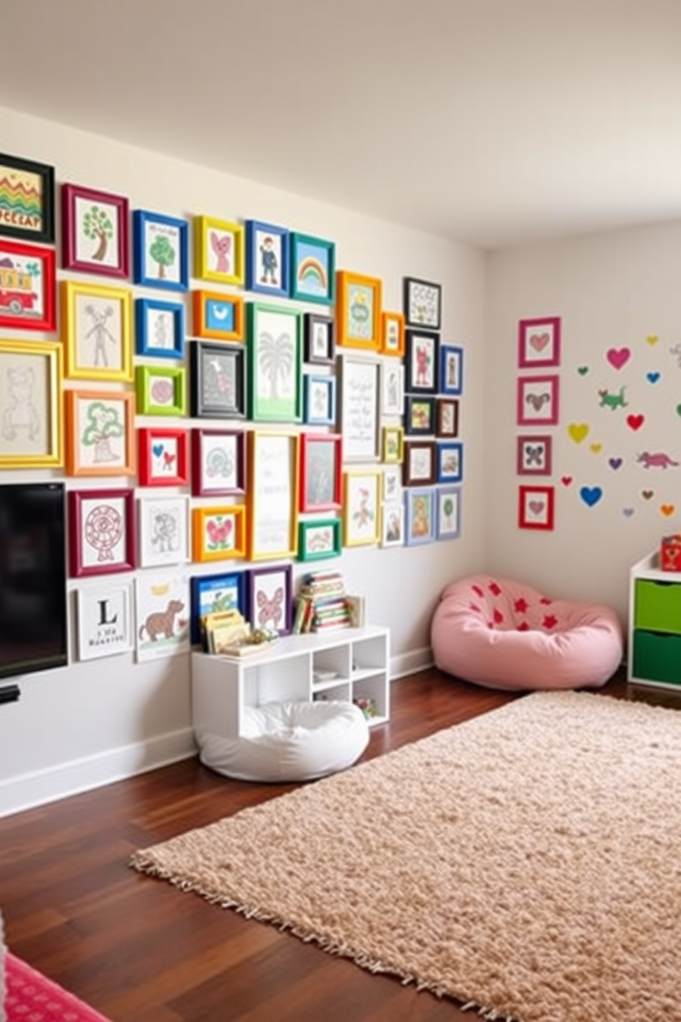 Family Room Playroom Design Ideas 20