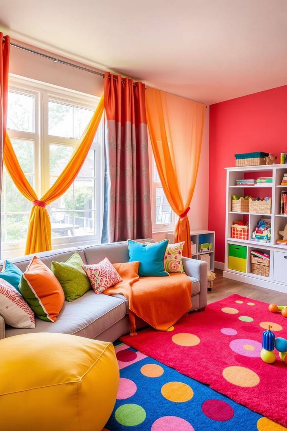 Family Room Playroom Design Ideas 22