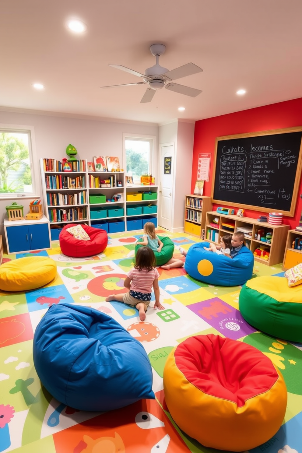 Family Room Playroom Design Ideas 24