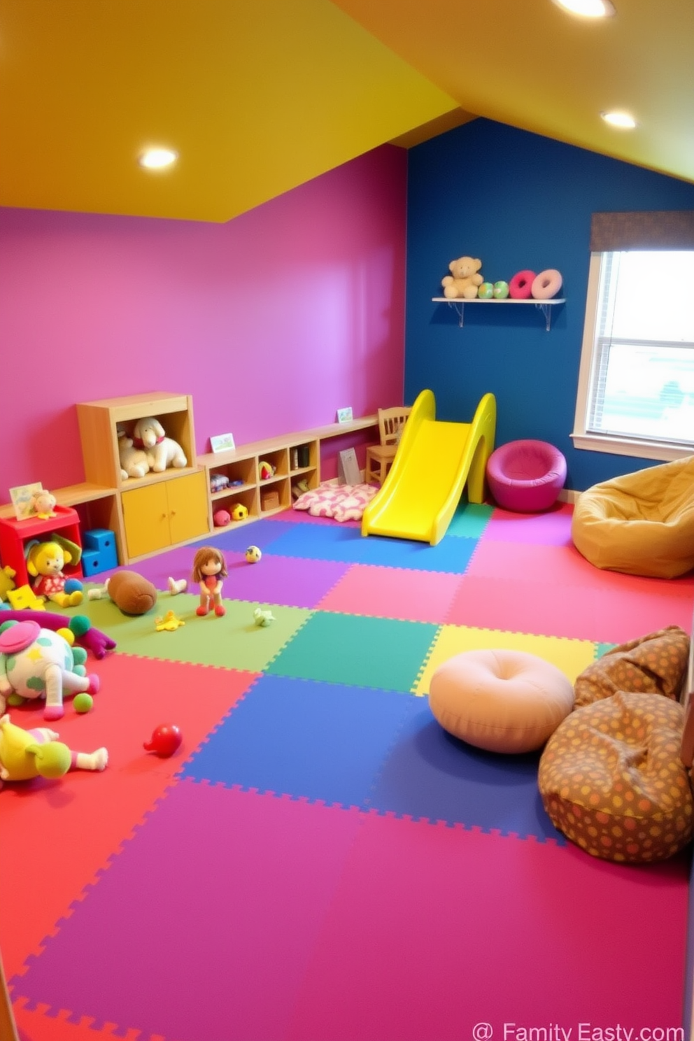 Family Room Playroom Design Ideas 6