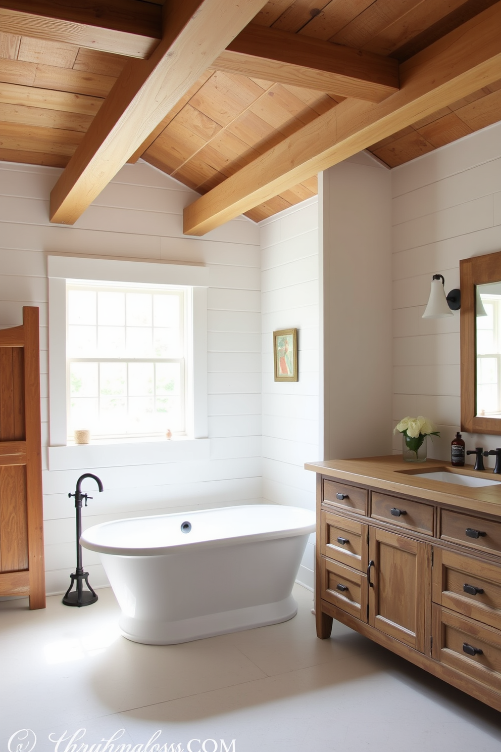 Farmhouse Bathroom Design Ideas 15