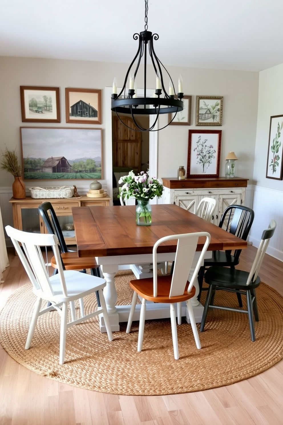 Farmhouse Dining Room Design Ideas 11