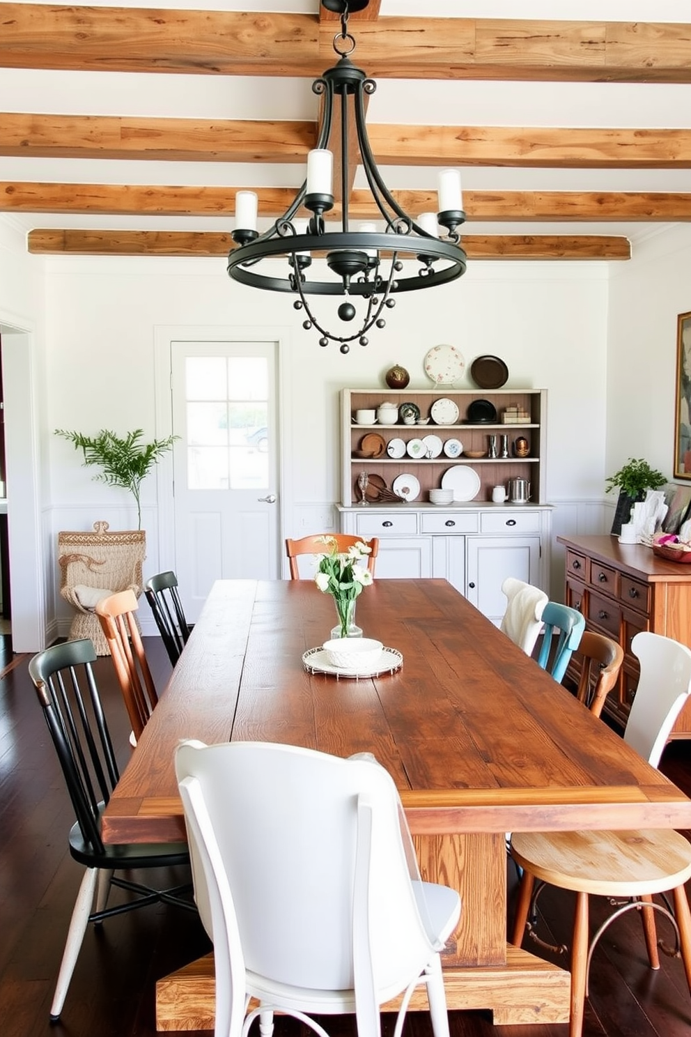 Farmhouse Dining Room Design Ideas 12