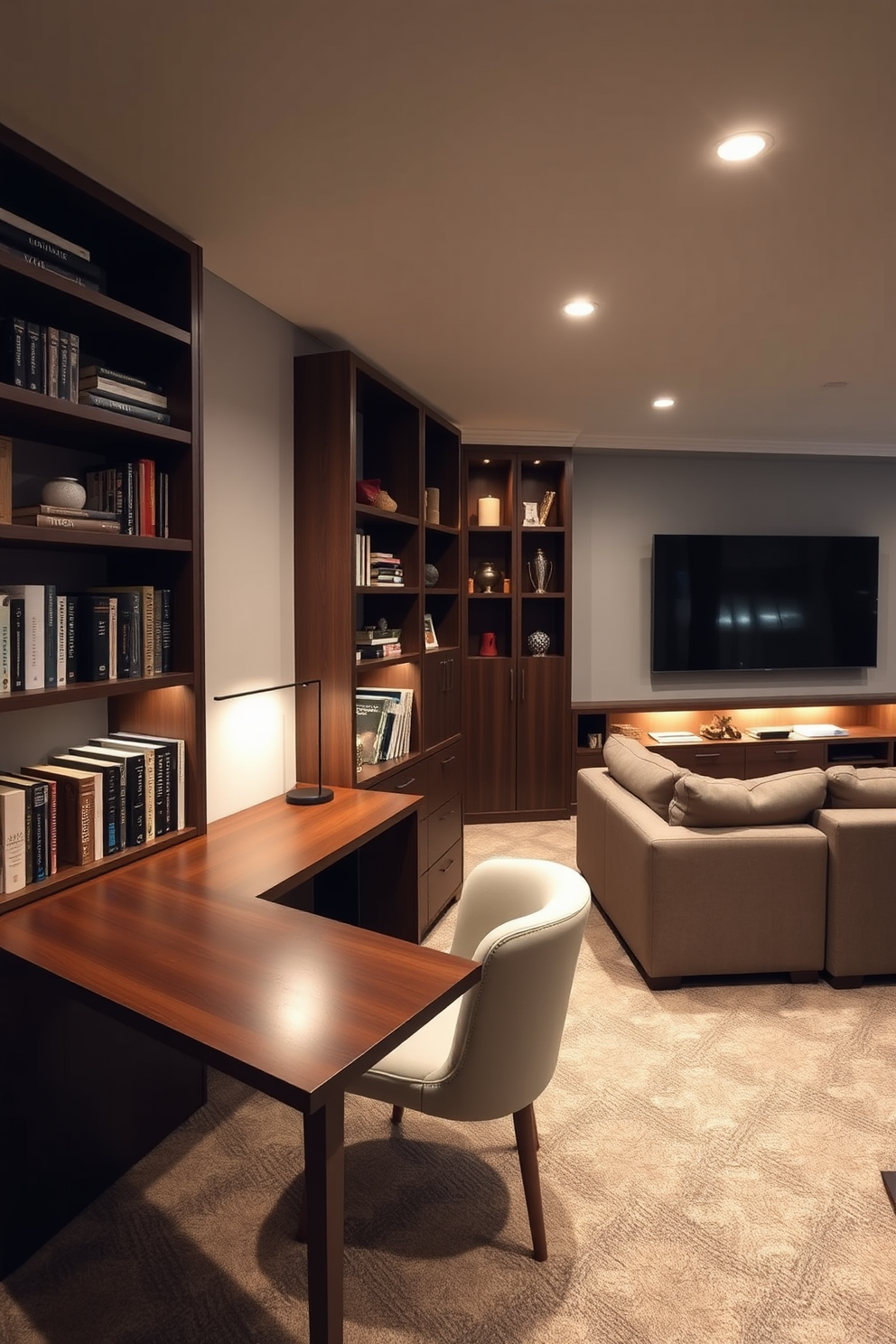 Finished Basement Design Ideas 26