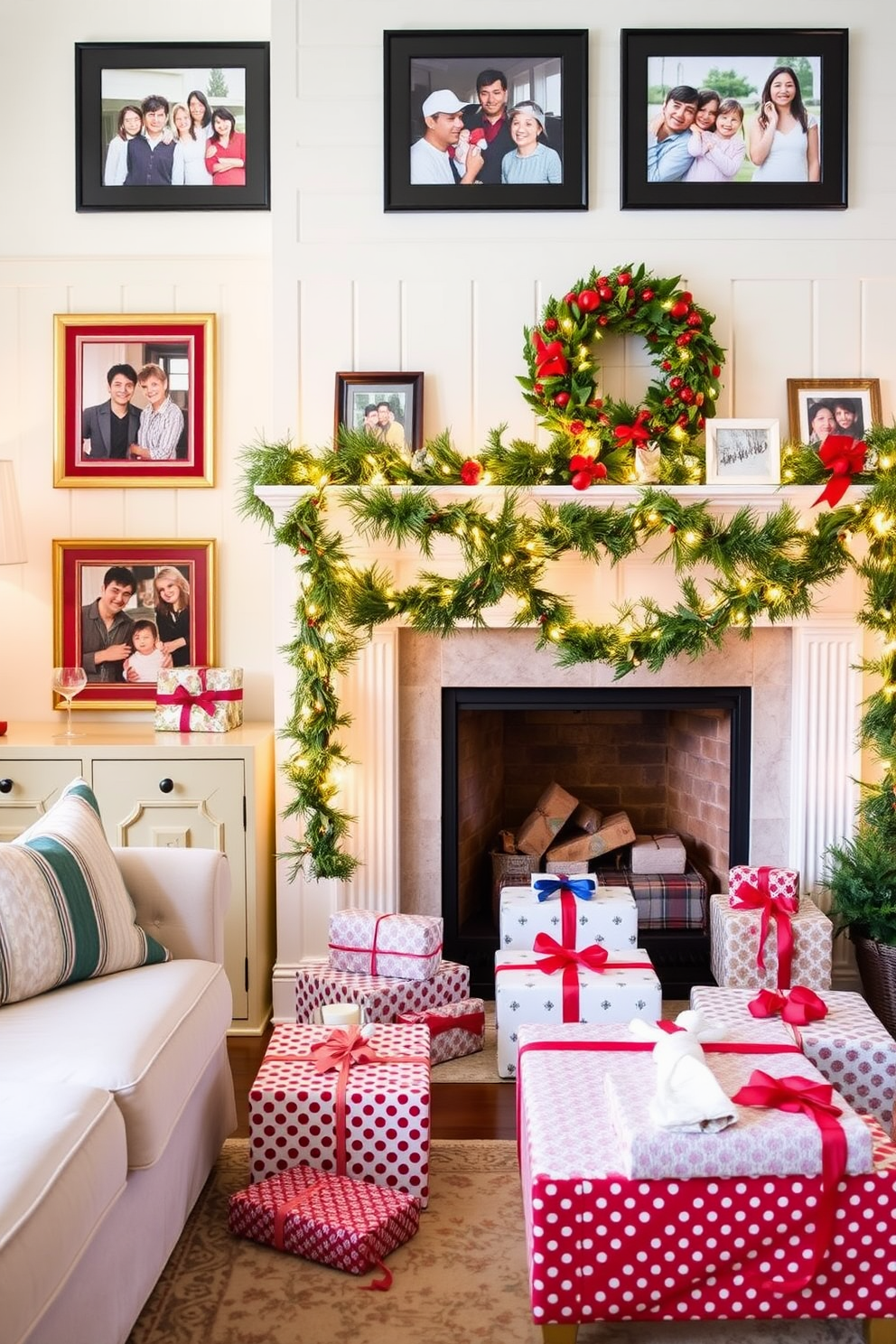 Fireplace Christmas Decorating Ideas 10