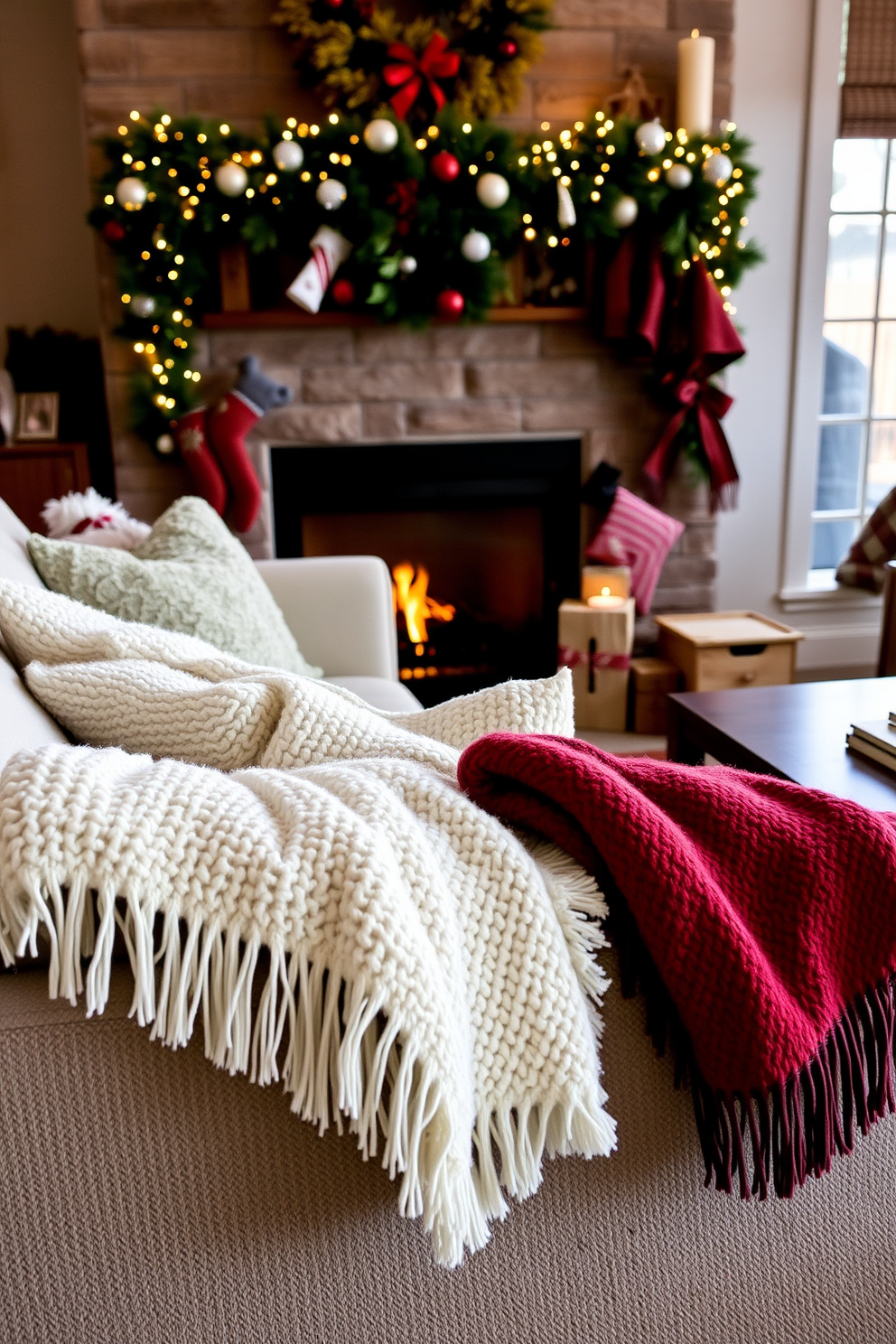 Fireplace Christmas Decorating Ideas 19