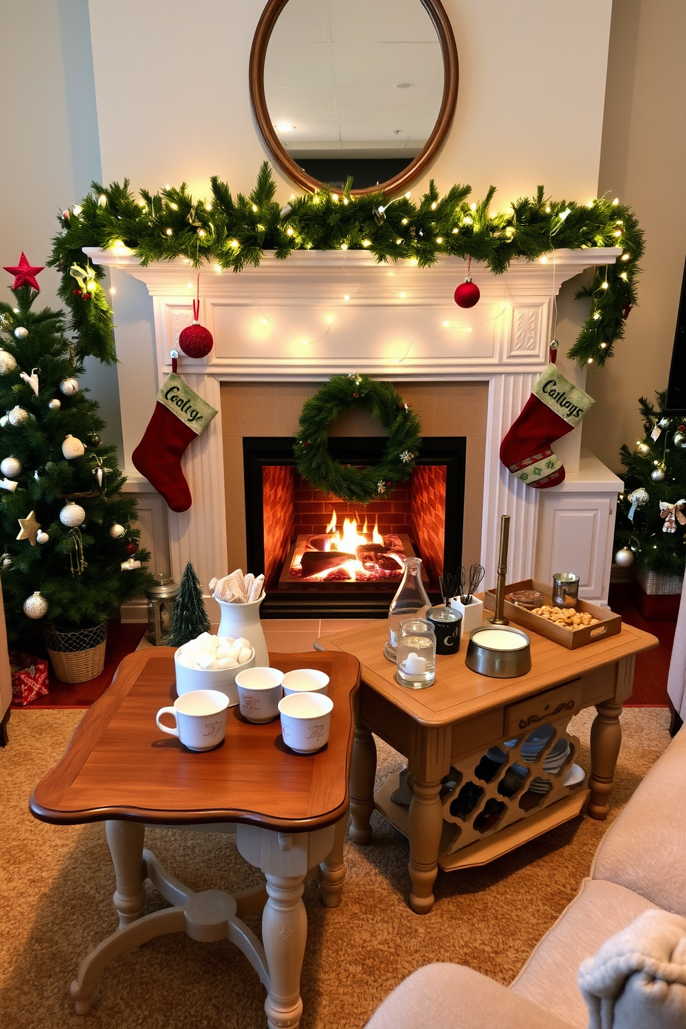 Fireplace Christmas Decorating Ideas 27